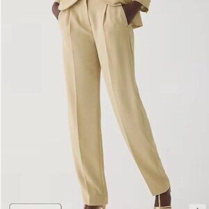 J Crew Essential pant in city crepe LIGHT KHAKI